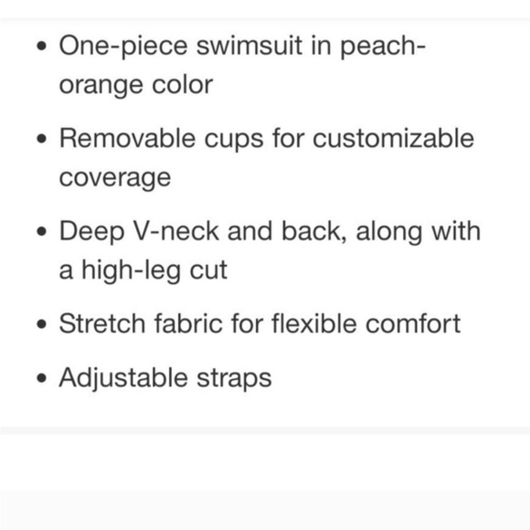 Coral one piece - Picture 3 of 7